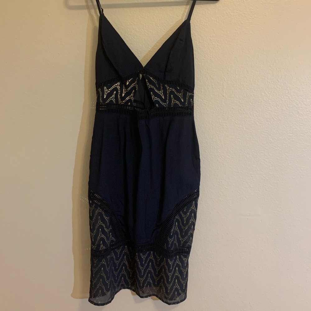 Navy Midi Dress